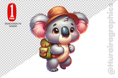 Cute Koala Clipart - PNG File Product Image 2