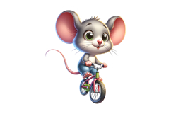 Cute Mouse Clipart - PNG File Product Image 1