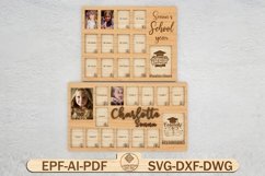 Personalized School Year Photo Frame Svg Product Image 1