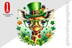 Cute Girraffe Clipart - PNG File Product Image 1