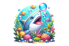 Cute Dolphin Clipart - PNG File Product Image 1