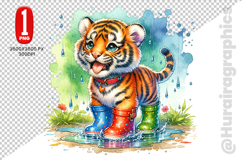 Cute Tiger Clipart - PNG File Product Image 2