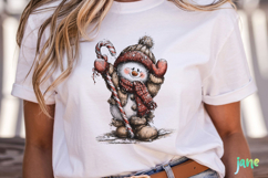 Whimsical Christmas Snowmans Clipart Product Image 5