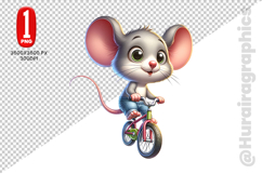 Cute Mouse Clipart - PNG File Product Image 2