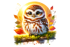 Cute Owl Clipart - PNG File Product Image 2