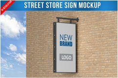 Street Store Sign Mockup Product Image 1