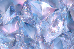 Iridescent Diamond Crystal Background Sparkling Texture Product Image 1