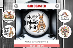 Car Coaster Mother’s Day Animal Product Image 1