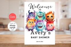 Baby Shower Welcome Sign Template 152 Product Image 2