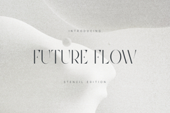 FUTURE FLOW Stencil Display Font Product Image 1