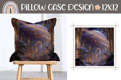 Cosmic Pillow Case, Cosmic Sublimation Design Product Image 1