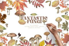 Watercolour Fantastic Fungi Product Image 1