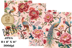 Shabby Chic, Flowers, Papers, Junk Journal Product Image 1