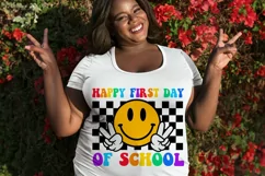 Happy First day of School SVG, First day of school PNG Product Image 2