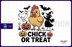 Halloween Ghost Chicken Sublimation PNG Design Product Image 1