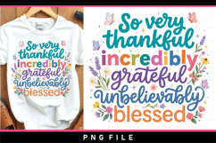 So very thankful incredibly grateful unbelievably blessed Product Image 1