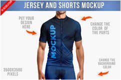 Cycling Jersey and Shorts Mockup Product Image 1