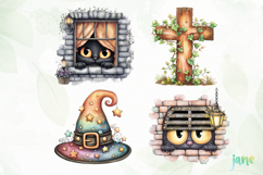 Cute Halloween Fall Sublimation Clipart Product Image 1