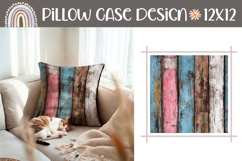 Rustic Pillow PNG, Nature Pillow Case Sublimation Product Image 1