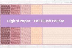 Blush Fall Digital Paper Product Image 1