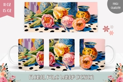 Colorful Tulips Mug Wrap, Spring Mug, Flowers Mug Product Image 1