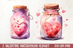 Valentine Day Coffee Clipart, Christmas Clipart Product Image 2