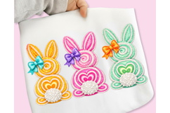 Easter Bunny Rhinestone PNG, Bunny Coquette Bow PNG, Bunny Product Image 2