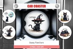 Sassy Familiars Car Coaster Product Image 1