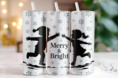 Merry &amp; Bright Svg | Christmas Svg | Svg Cut Files Product Image 1