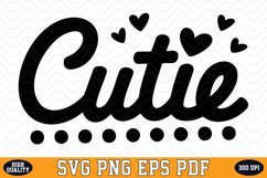 Cutie Valentine&#039;s Day SVG | SVG Cut files Product Image 1