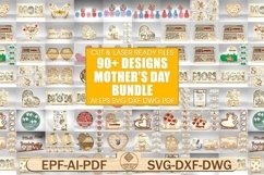 Mega Bundle Mothers Day Laser cut files Product Image 1