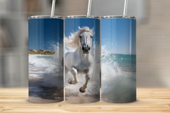 Horse Tumbler Sublimation Design Product Image 1