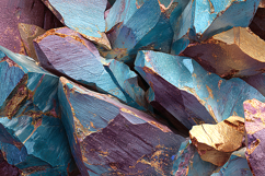 Iridescent Metallic Crystal Texture Background Product Image 1