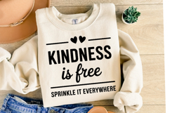 Kindness is free Svg | Svg Files for Cricut | Shirt Svg Product Image 2