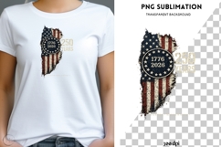 USA 250 Years PNG | 17762026 Patriotic Flag Design | Vintage Product Image 2
