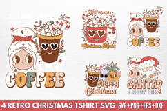 Retro Christmas Tshirt SVG Product Image 1