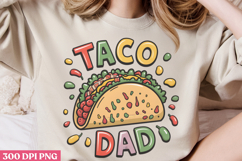 Taco Daddy PNG, Cinco De Mayo Sublimation PNG Product Image 2