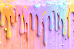 Pastel Dripping Paint Abstract Texture Background Product Image 1