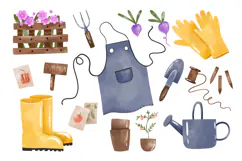 Garden Farm Equipment. Agricultural and Garden Tools Product Image 2