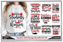 Teacher SVG Design Bundle, School Svg Bundle Product Image 1