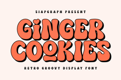Ginger Cookies - Retro Groovy Font Product Image 1