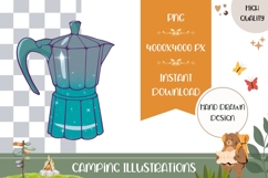 Hand Drawn Teapot Illustration, Cartoon Teapot PNG Product Image 1