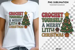 Christmas crochet png design for T-shirts Product Image 1
