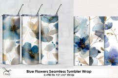 Tumbler Sublimation Design PNG - 4 Variations Product Image 1