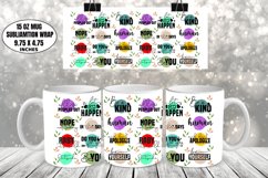 Motivational Mug Wrap Sublimation, Funny Mug Design Product Image 1