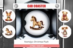 Christmas Plush Toys Car Coaster Product Image 1