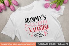 Mommy&#039;s Little Valentine svg design Product Image 1