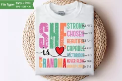 She Is Grandma SVG | Mother Day PNG | Happy Mother's Day SVG Product Image 1