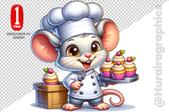 Cute Mouse Clipart - PNG File Product Image 2