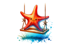 Star Fish Clipart- PNG File Product Image 1